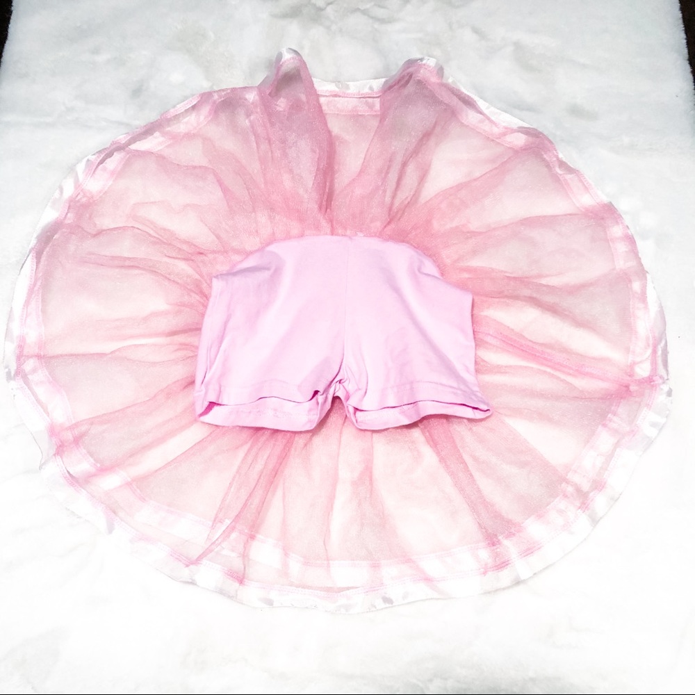 Love Being Me Girls Pink Tutu Shorts SZ 3 - Picture 4 of 6